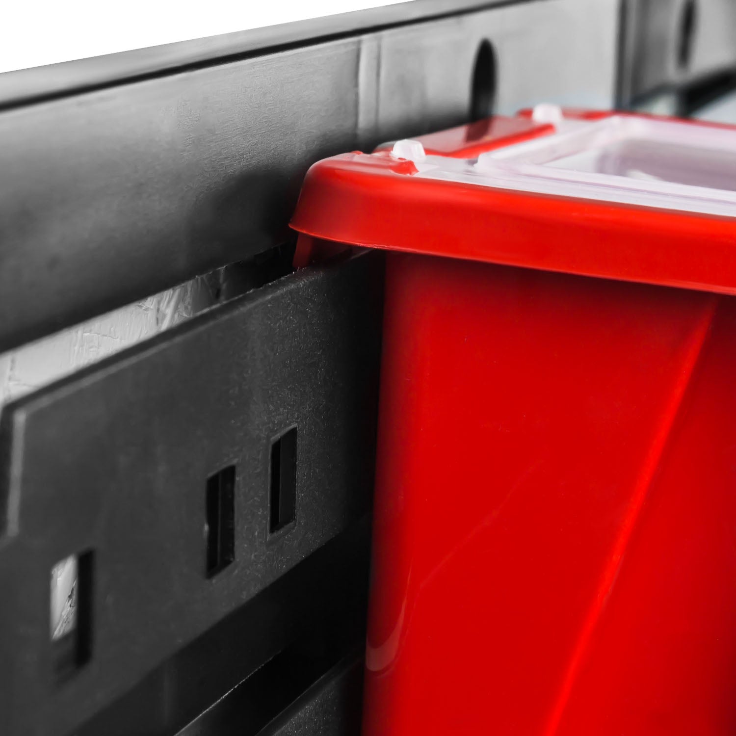 Sienelė įrankių lentyna dirbtuvių 80x80cm + 40 užidaromų dėžučių