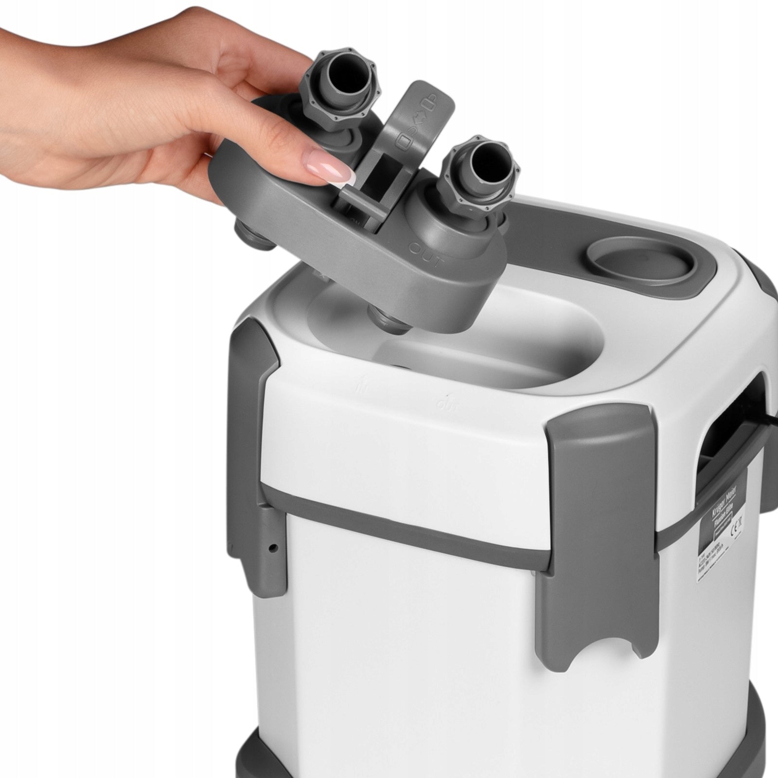 IŠORINIS FILTRAS SU REGULIAVIMU IR SKIMERIU, MAŽAS, NAŠUMAS 250l/h - 650l/h, 8W