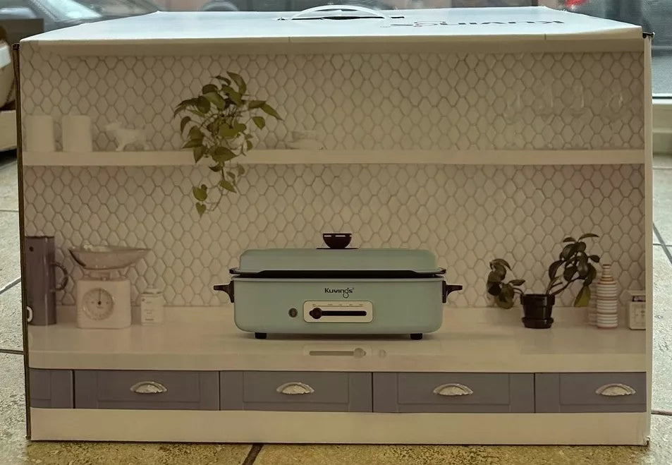 ELEKTRINIS STALINIS MULTIGRILIS KUVINGS CERAMIC PLUS KREMINIS KEPINTUVAS