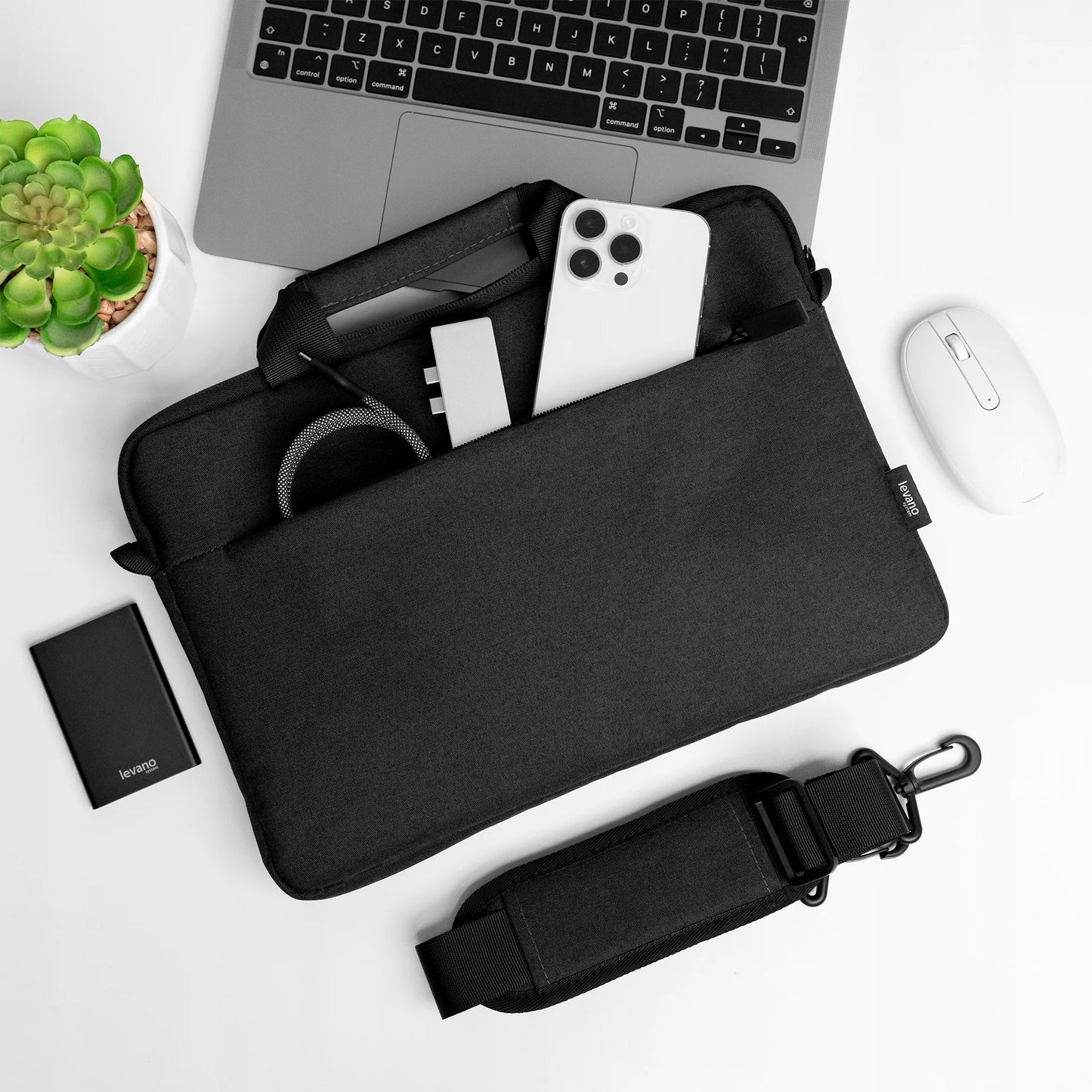 LVN System Klēpjdatora soma Varia 15,6" Melna