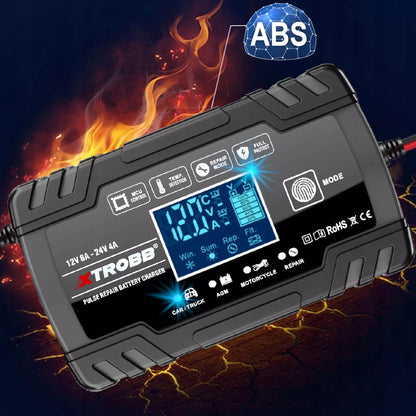 AUTOMATINIS AKUMULIATORIŲ KROVIKLIS SU JŲ TAIISYMO FUNKCIJA 12V 24V