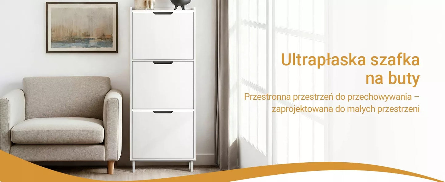 Sobuy Batų spintelė drabužinė lentyna organizatorius prieškambariui FSR151-H-W