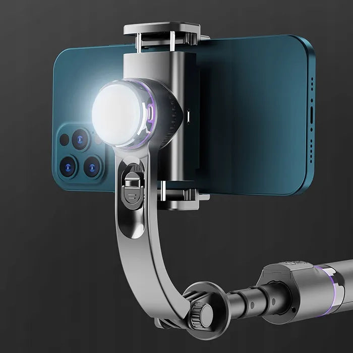 Asmenukių lazda stovas stabilizatorius Bluetooth LED lempa skirta iPhone 12 13 14 15 16