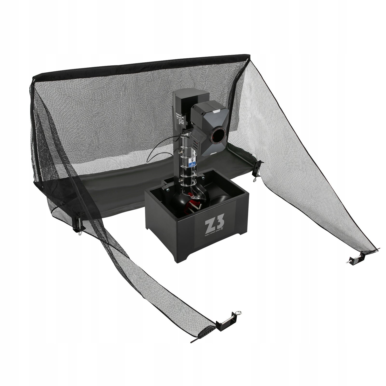 35–90 per minutę Automatinis stalo teniso kamuoliukų tiektuvas 100 kamuoliukų talpos