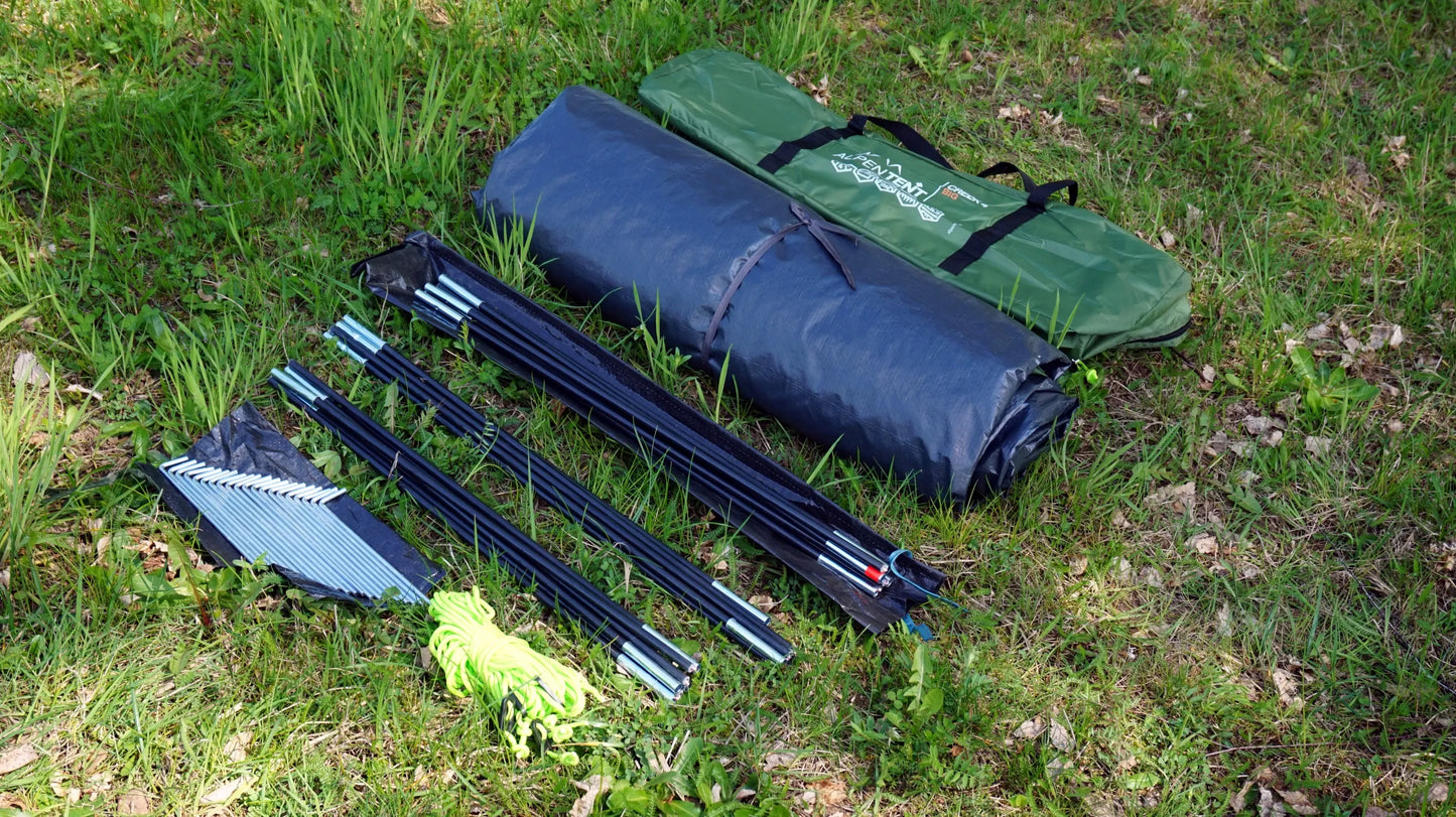 4 vietų palapinė AlpenTent Creek 4 BIG, didelė, 4,9 kg