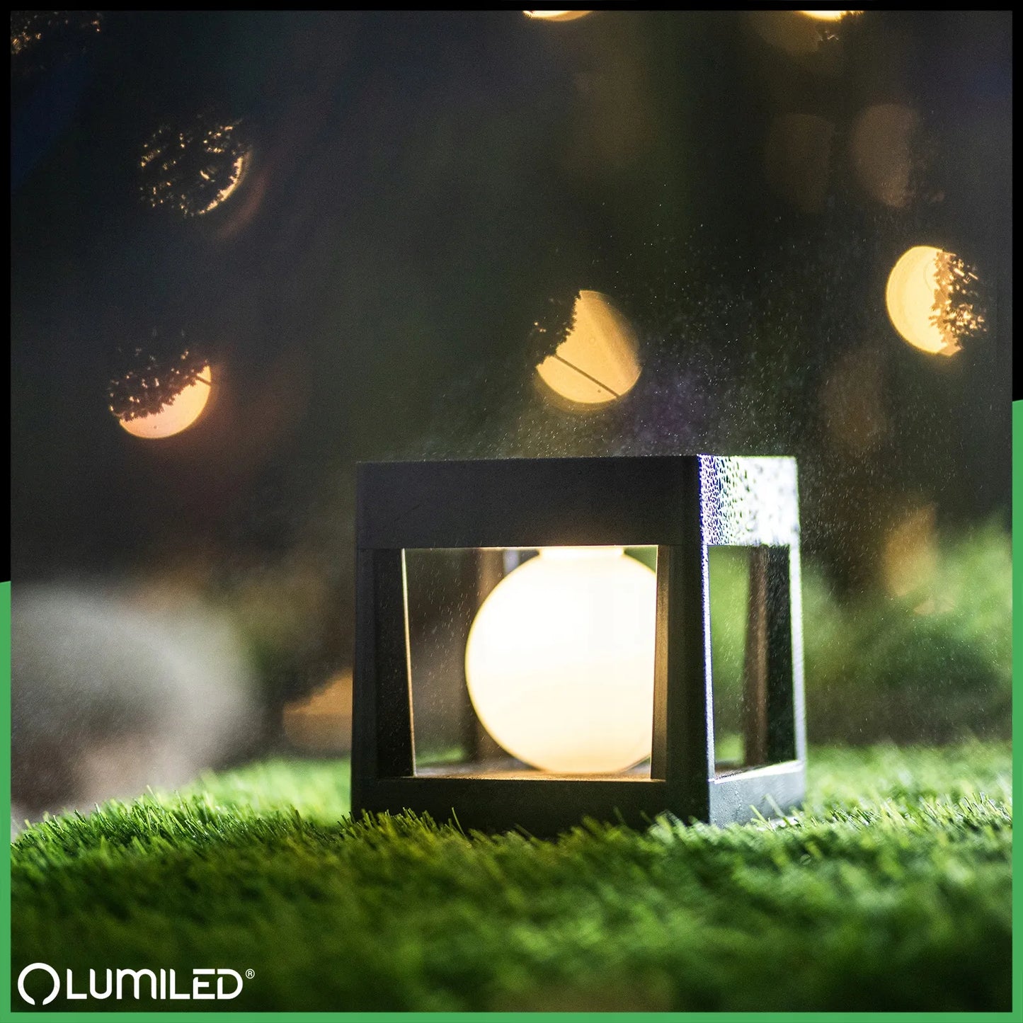 4 vnt. „Lumiled“ LED saulės energija veikiančios sodo tvoros stulpų šviestuvai