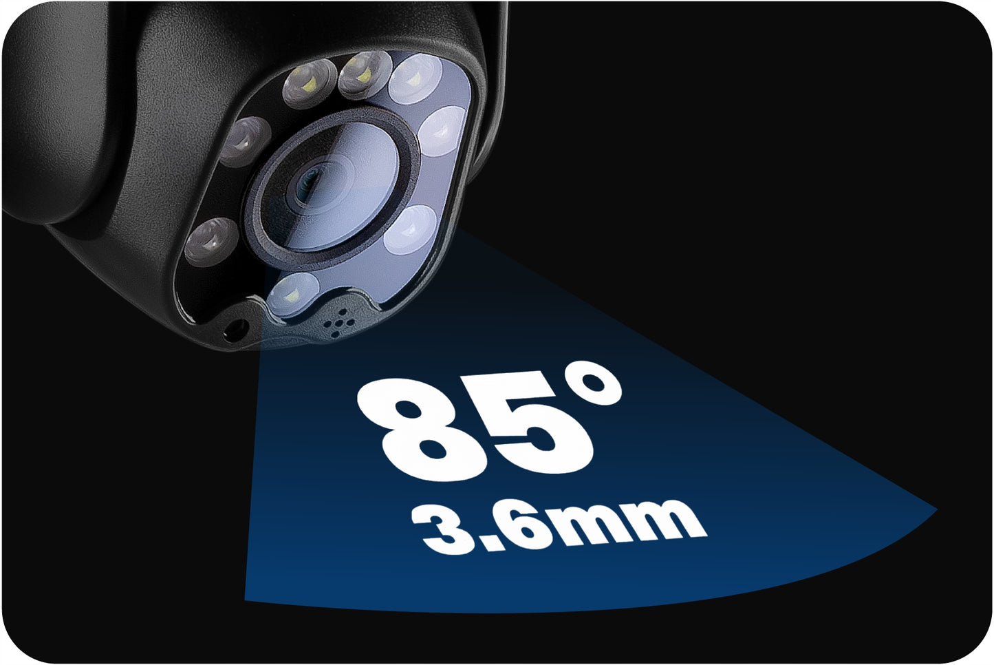 Sukama lauko IP Wi-Fi kamera, 3x priartinimas, 5MPx 2K