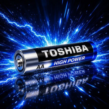 40x AA šarminių baterijų rinkinys Toshiba LR6 R6, +45% daugiau galios