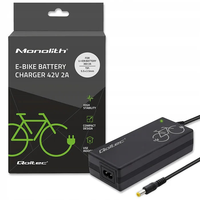 42V 2A įkroviklis elektriniam dviračiui 36V 5.5x2.5 Xiaomi Blaupunkt Manta
