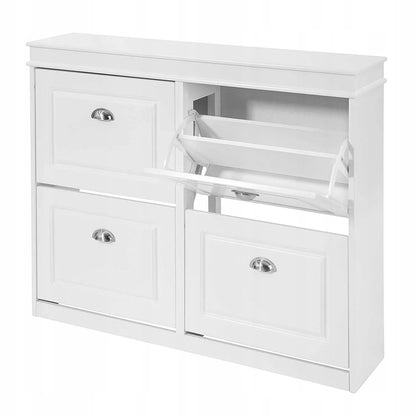 SoBuy Siaurų batų spintelė drabužių spintos organizatorius, 24cm, FSR79-W