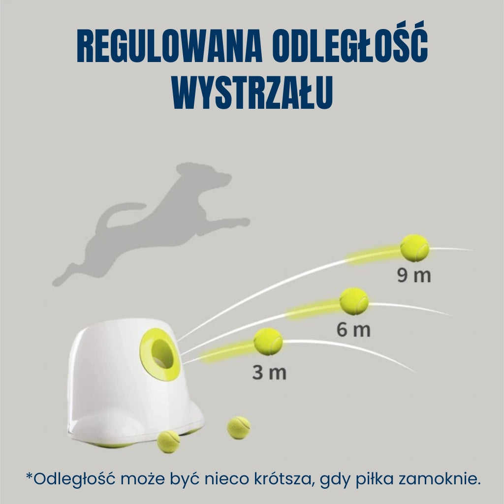 BOT automatinis kamuolių metimo įrenginys šunims L1, kamuoliukai 5 cm