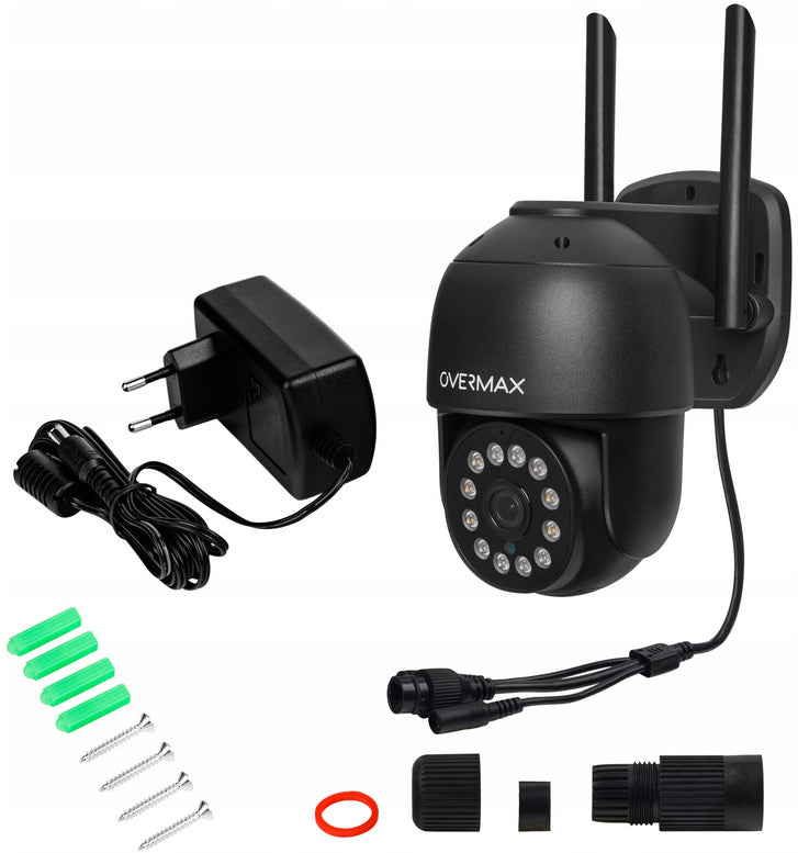 2x Lauko Pasukama Kamera LAN 12 LED Diodų IP66 WIFI FULL HD 4x Zoom 25s