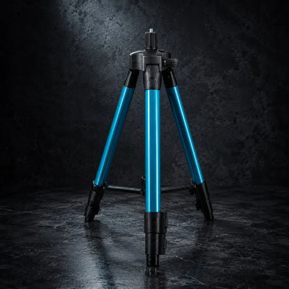4D lazerinis nivelyras, 16 linijų, 360° kryžminis lazeris su trikoju ir dėklu