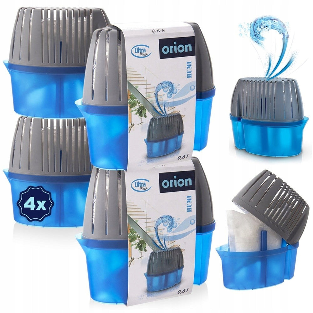 4x Didelis DRĖGMĖS ABSORBERIS oro sausintuvas patalpoms talpykloje 450g