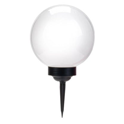 4x LED sodo saulės šviestuvai RUTULYS 20 cm smaigomi