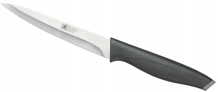 5 peilių rinkinys juodame stove + Fiskars galąstuvas