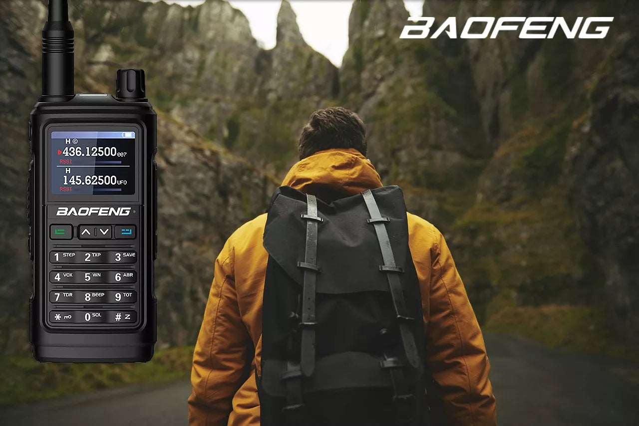 Radijo stotelė Baofeng UV-17E Walkie Talkie PMR VHF UHF USB-C