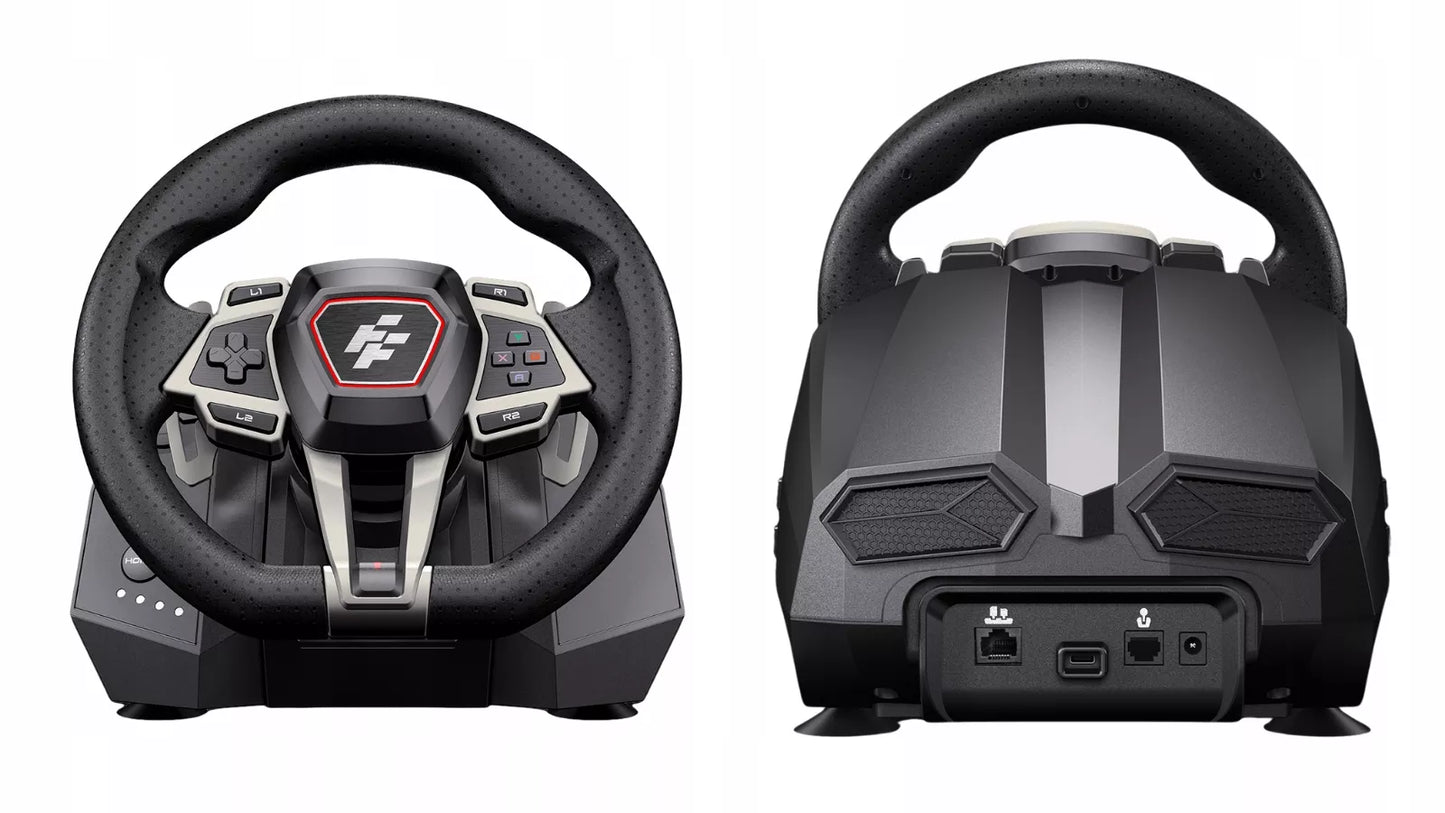Žaidimų vairas FLASHFIRE IMOLA F107 6 pavaros 900° PC PS5 PS4 Xbox