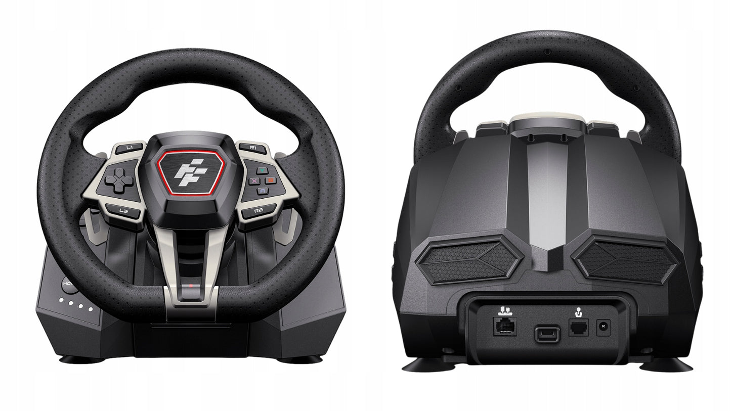 Žaidimų vairas FLASHFIRE IMOLA F107 6 pavaros 900° PC PS5 PS4 Xbox