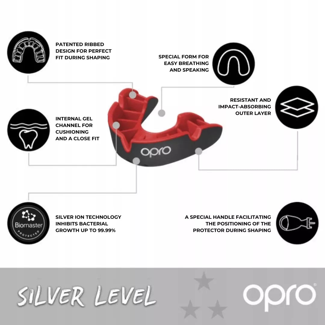Opro Burnos apsauga vaikams Silver Skaidri