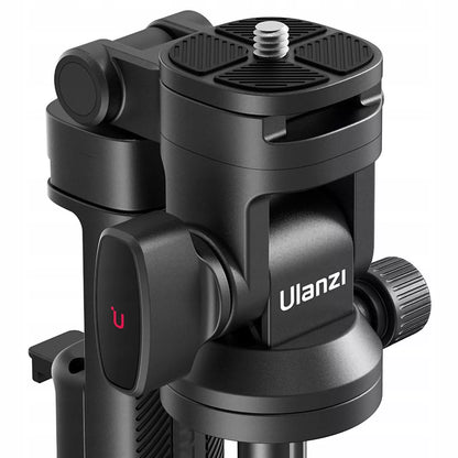 Aliumininis ULANZI MT-78 trikojis išmaniesiems telefonams ir sisteminiams fotoaparatams + nuotolinio valdymo pultelis BT