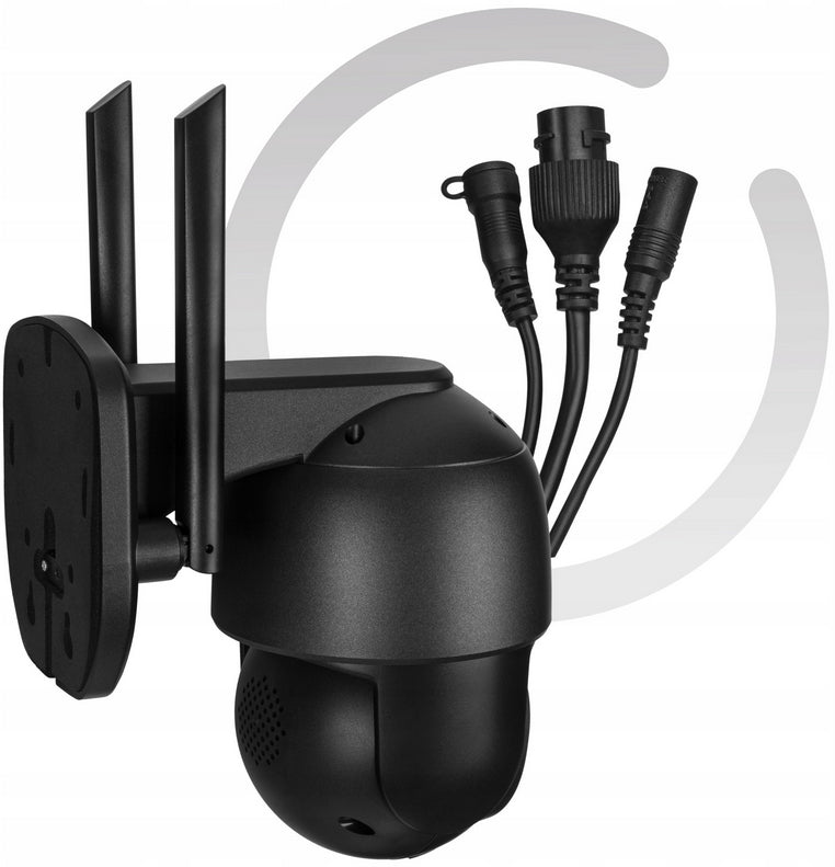 2x Lauko Pasukama Kamera LAN 12 LED Diodų IP66 WIFI FULL HD 4x Zoom 25s