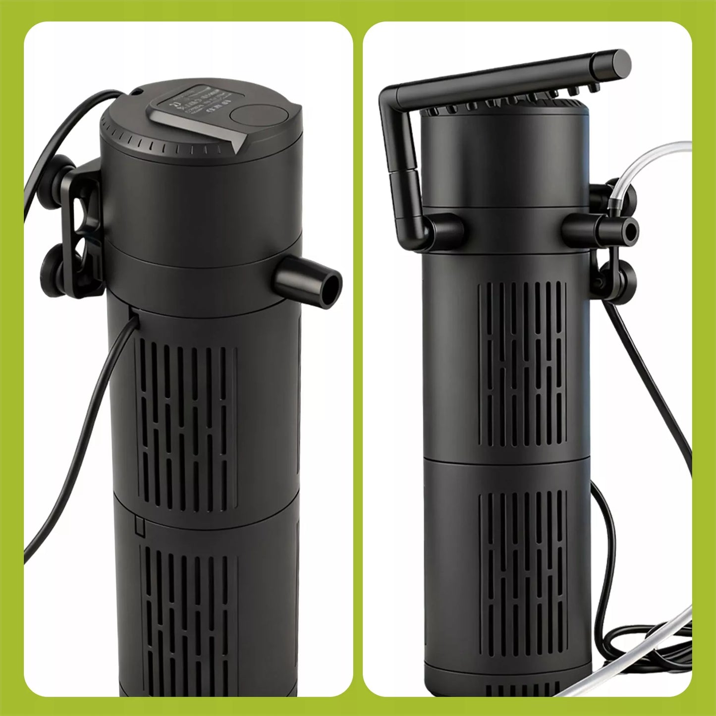 5W1 BIOLOGINIS VIDINIS FILTRAS AKVARIUMUI IKI 150L 500l/h SU UV-C LEMPA