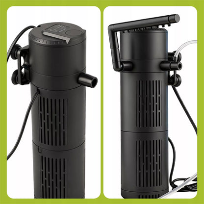 5W1 BIOLOGINIS VIDINIS FILTRAS AKVARIUMUI IKI 150L 500l/h SU UV-C LEMPA