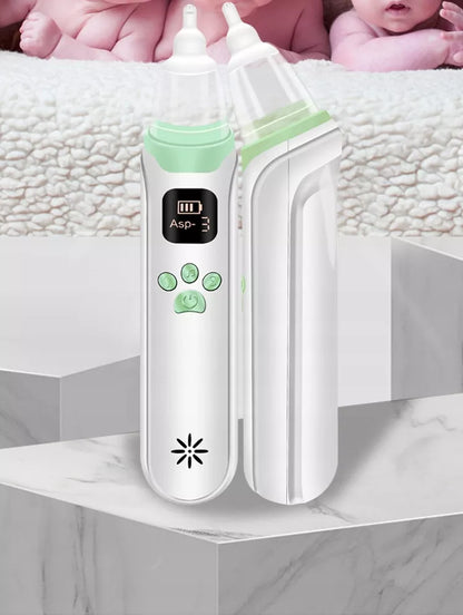Elektroniczny aspirator do nosa dla DZIECI i DOROSŁYCH, cichy, mocny, zasilany przez USB