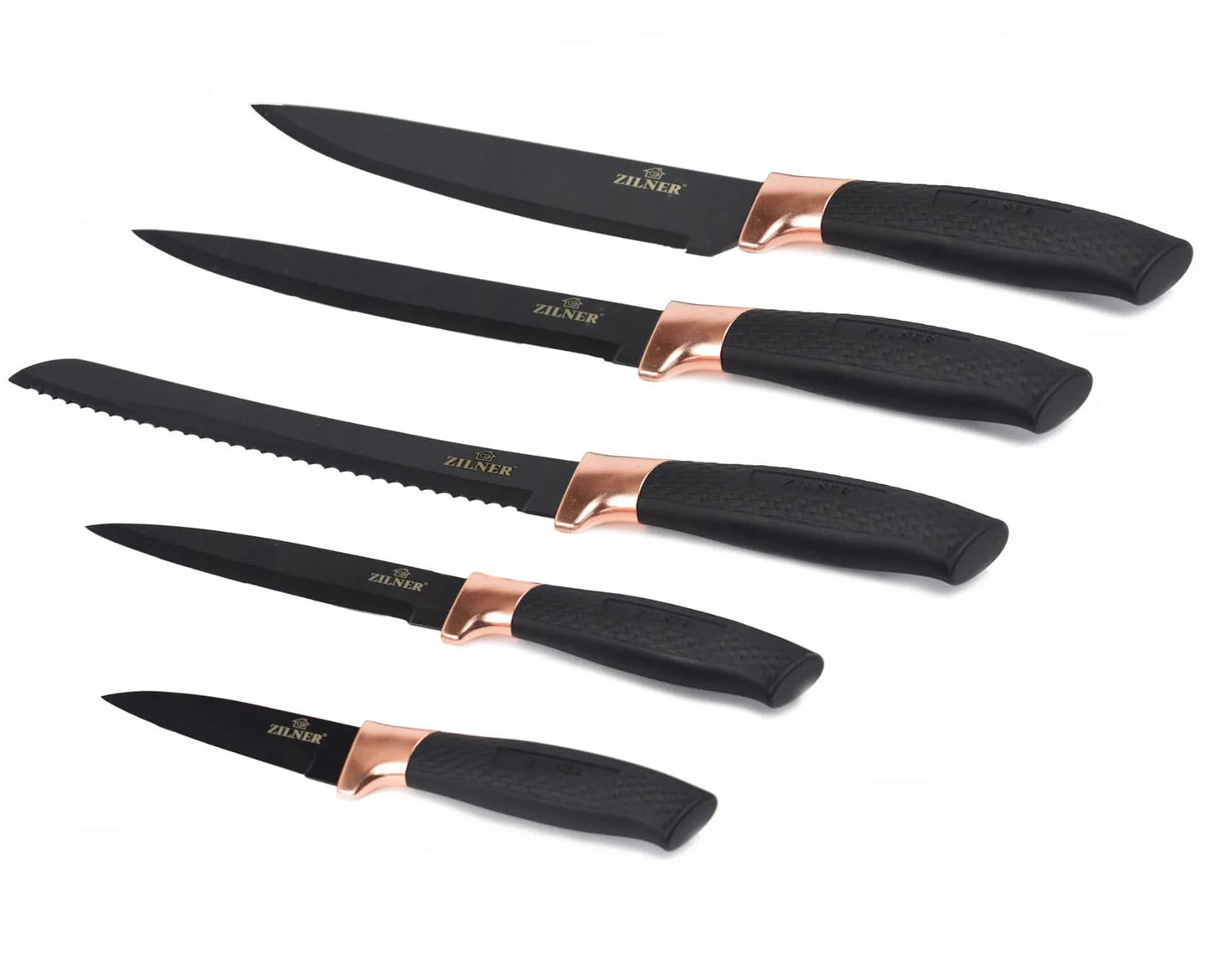 6 dalių peilių rinkinys ZILNER Rosegold