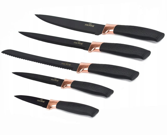 6 dalių peilių rinkinys ZILNER Rosegold