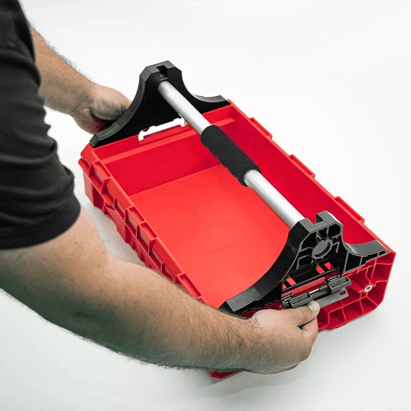QBRICK SYSTEM PRO Modulinė dėžė juoda 18l įrankių dėžė