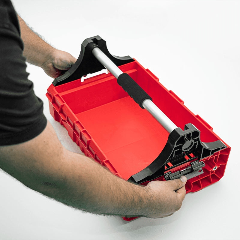 QBRICK SYSTEM PRO Modulinė dėžė juoda 18l įrankių dėžė