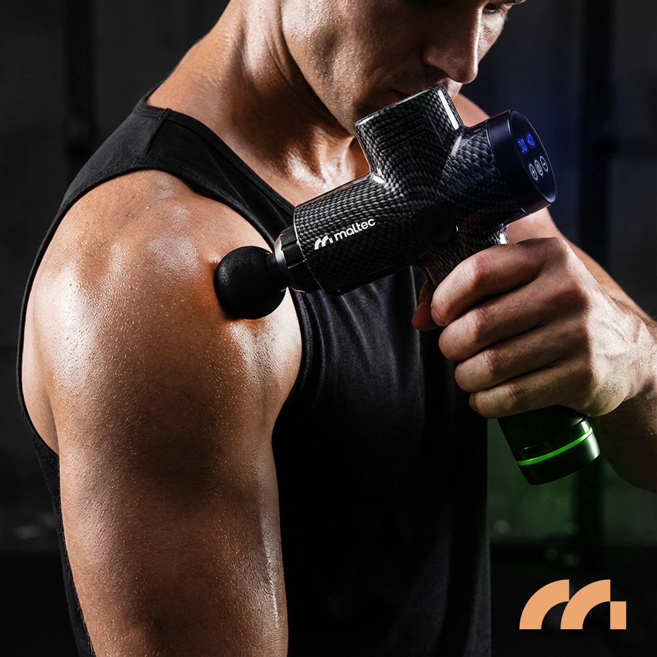 MASAŽINIS PISTOLETO KŪNUI NUGARAI PĖDOMS MASAŽUOKLIS MASSAGE GUN DĖKLAS 10 ANTGALIŲ