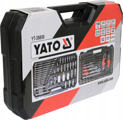 YATO KODĖLIŲ RINKINYS KNAIBLIŲ DĖŽUTĖ 1/4", 3/8