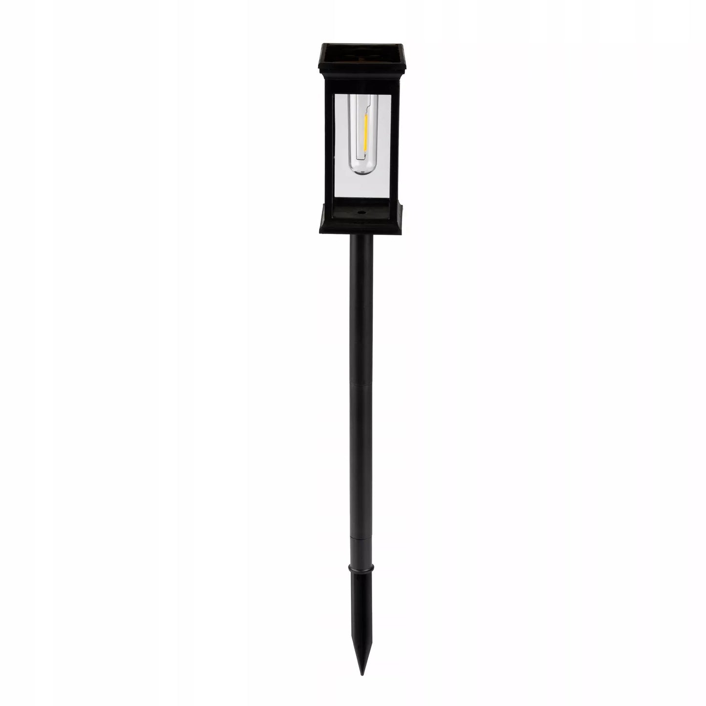 6x Solarinė sodo LED lempa, įsmeigiama į žemę, IP44, dekoratyvinis stulpelis