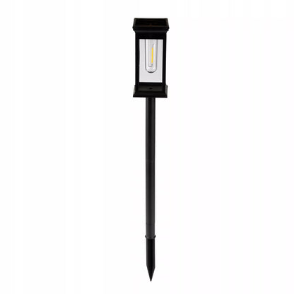 6x Solarinė sodo LED lempa, įsmeigiama į žemę, IP44, dekoratyvinis stulpelis