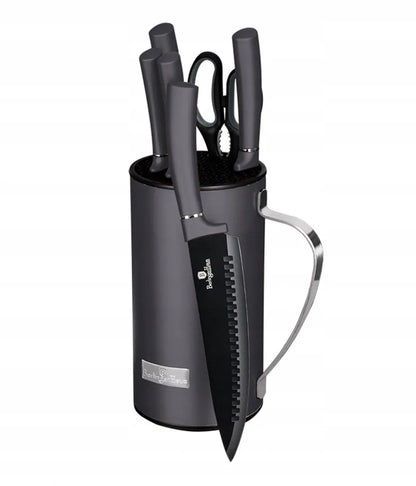 7 dalių peilių rinkinys BERLINGER HAUS Carbon Pro BH-2600