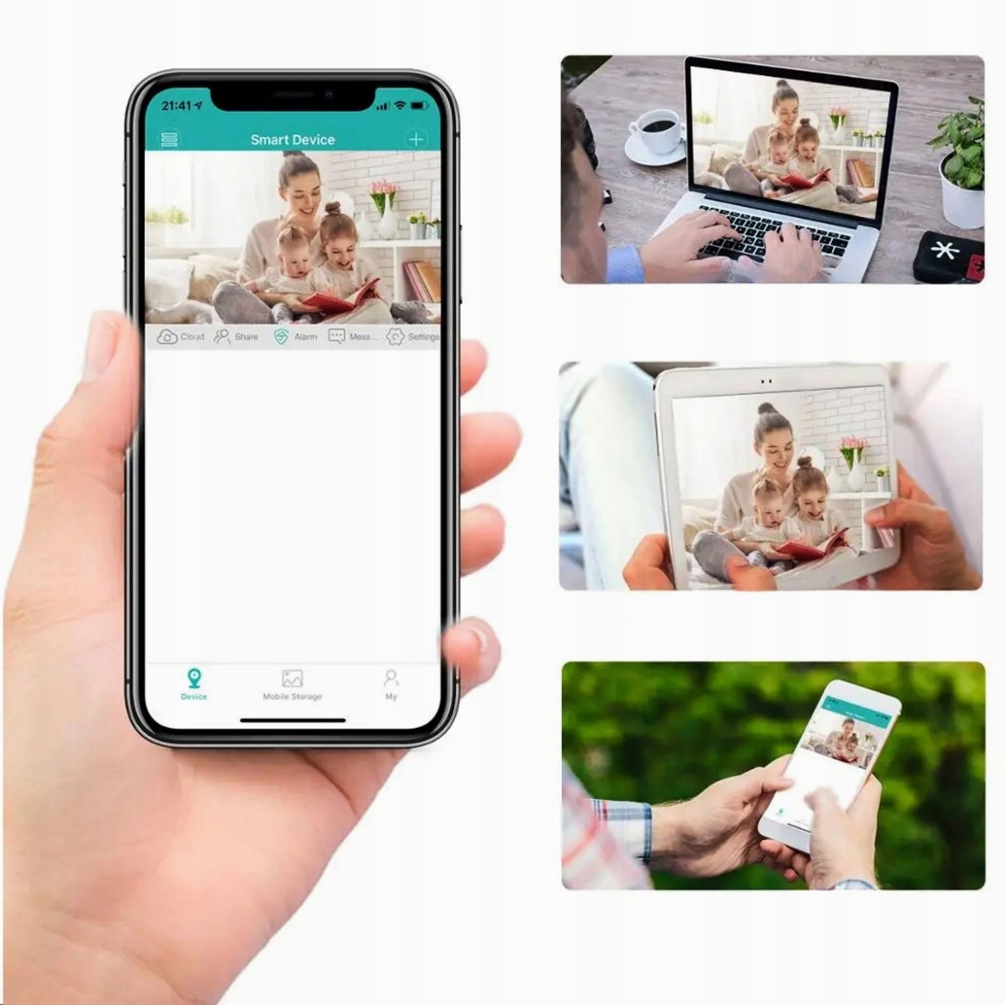 Vidinė/Lauko IP kamera, namų stebėjimas, signalizacija, WiFi, juoda - Eurolook