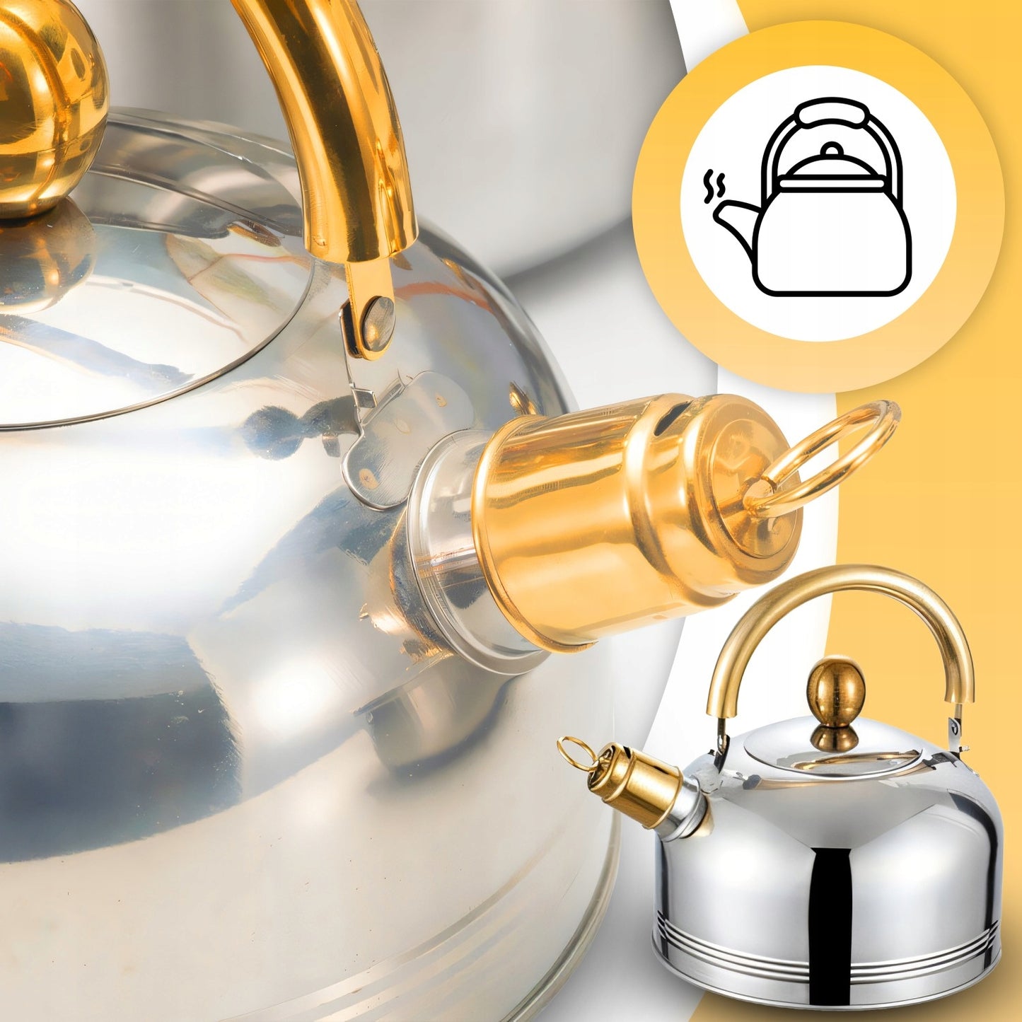 11 VIENETŲ VIRTUVĖS PUODŲ KOMPLEKTAS DUJOMS, INDUKCIJAI, ARBATINUKAS, KEPTUVĖ + DANGČIAI