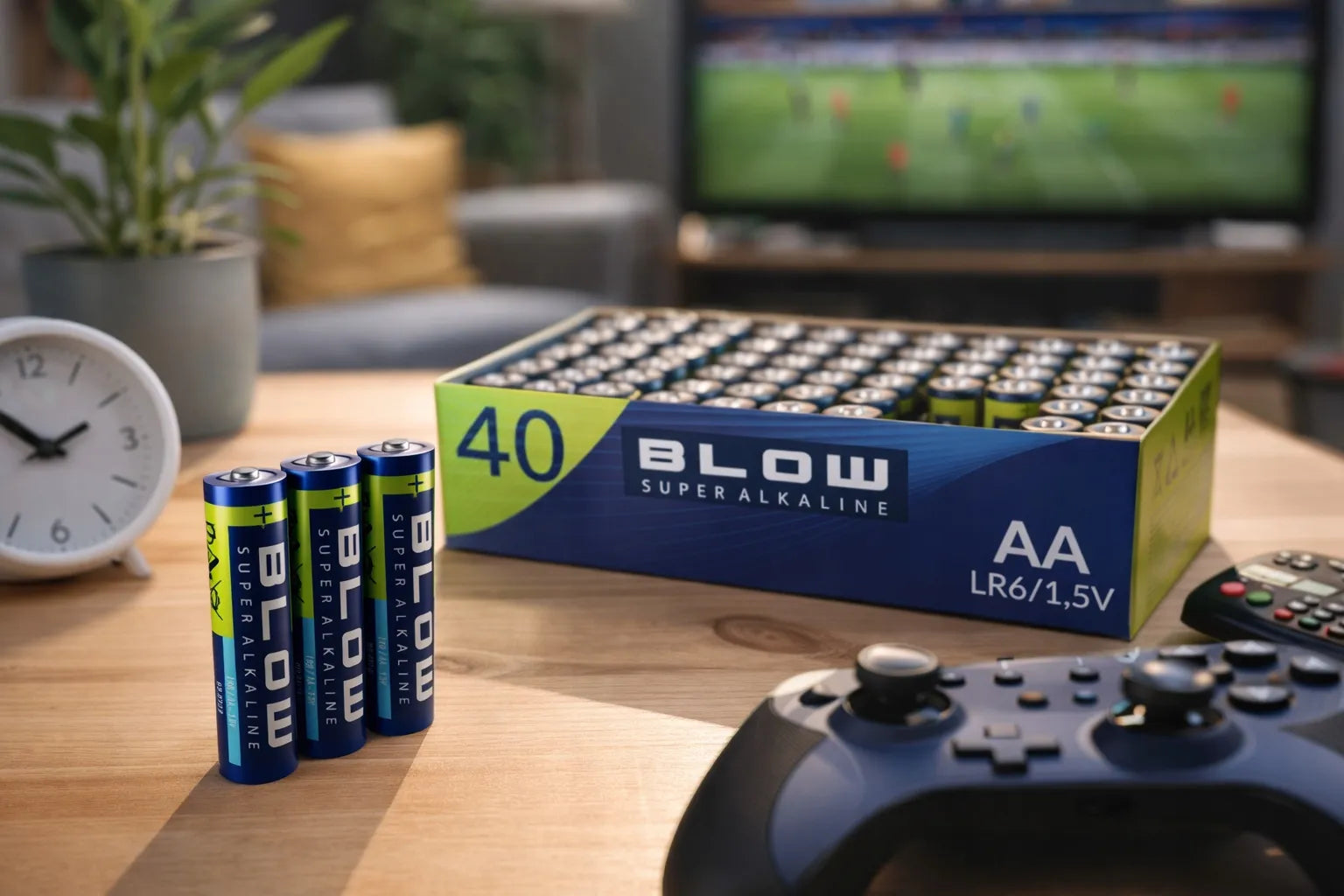 720x šarminės baterijos BLOW AA LR6 R6 rinkinys