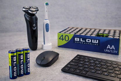 720x šarminės baterijos BLOW AA LR6 R6 rinkinys