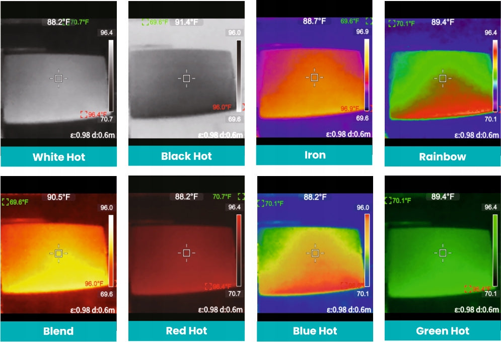 PRO termovizorinė kamera –20 +550 USB-C 2.8" LCD Signalizacija CE Nuotraukų įrašymas