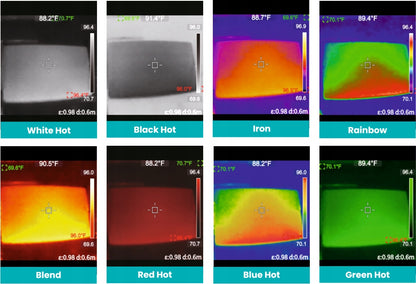 PRO termovizorinė kamera –20 +550 USB-C 2.8" LCD Signalizacija CE Nuotraukų įrašymas