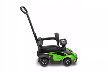 LAMBORGHINI 3in1 VAIKIŠKAS STUMIAMAS AUTOMOBILIS EKOLOGIŠKA ODA DOVANA METUKAMS