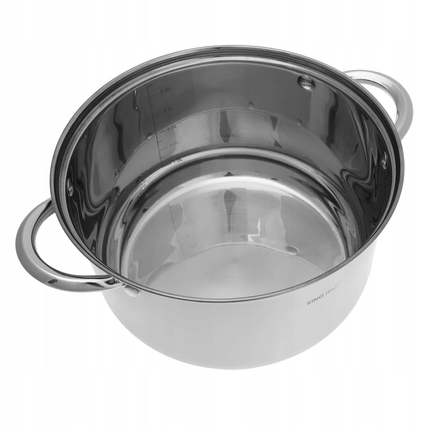 8 dalių nerūdijančio plieno puodų rinkinys Kinghoff KH-4448