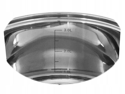 8 dalių nerūdijančio plieno puodų rinkinys Kinghoff KH-4448