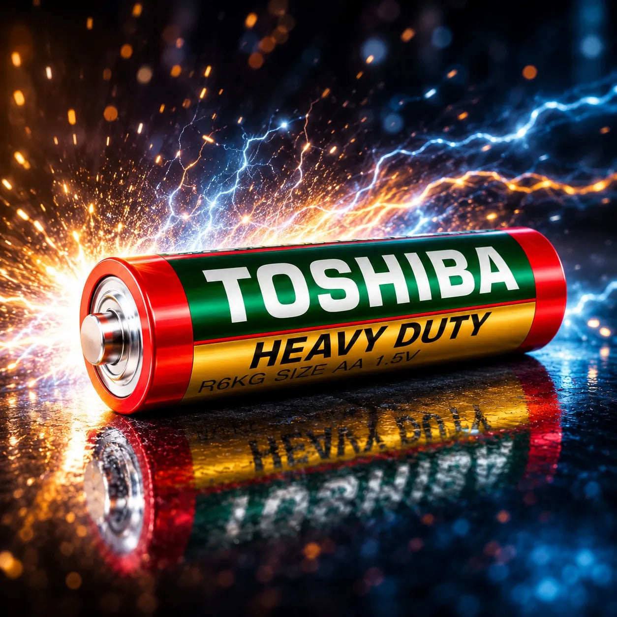 80 vnt. AA baterijų komplektas Toshiba Heavy Duty 1,5V R6