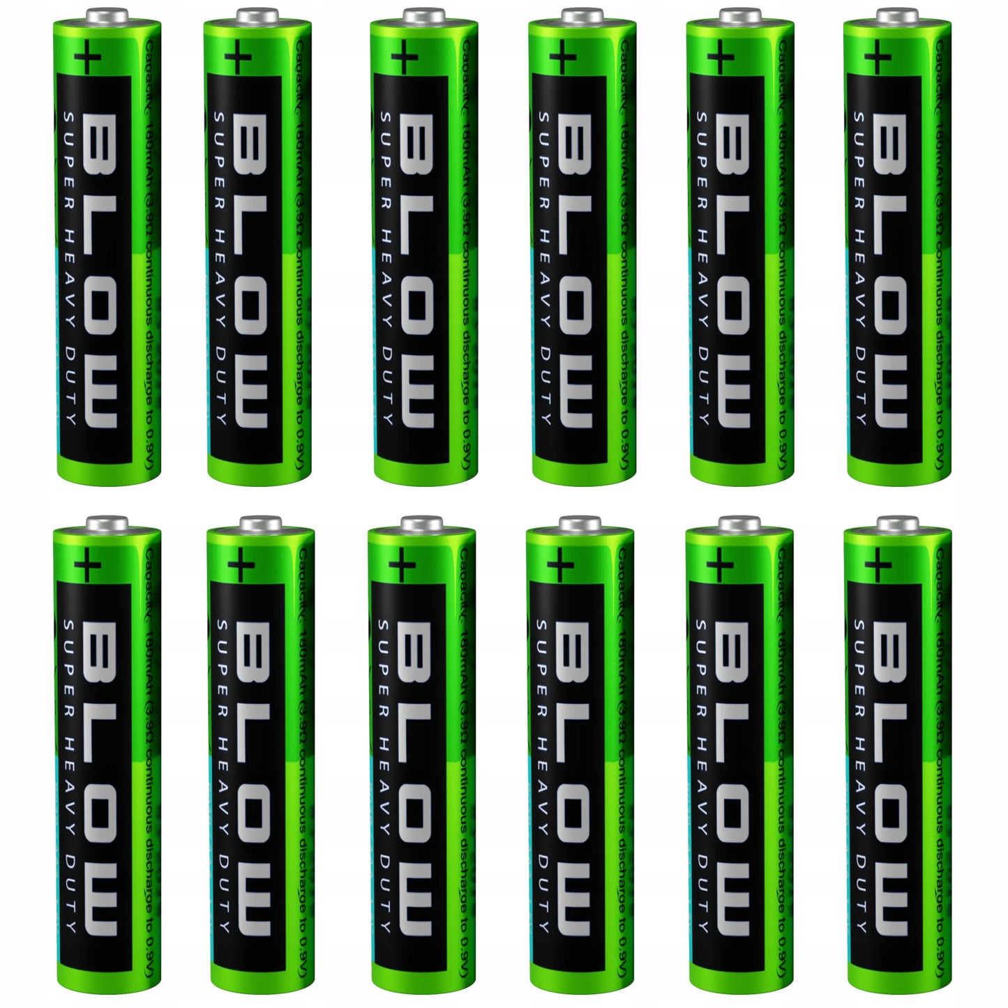 80 vnt. AAA cinko-anglies baterijų rinkinys BLOW Heavy Duty 1,5V
