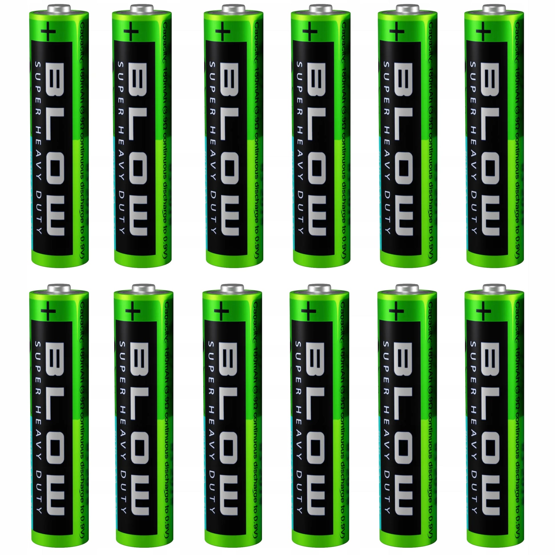 80 vnt. AAA cinko-anglies baterijų rinkinys BLOW Heavy Duty 1,5V